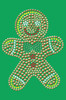 Gingerbread Man - Kelly Green Bandana