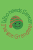 "Who Needs Santa - I've Got Grandma" - Lime Green Bandana