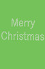 Merry Christmas - Lime Green Bandana