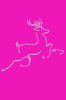 Nailhead Reindeer - Hot Pink Bandana