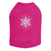 Snowflake #2  - Fuchsia Dog Tank