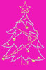 Nailhead Tree - Hot Pink Bandana