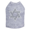 Star of David (Gray and Clear) Dog Tank