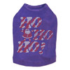 Ho Ho Ho Santa - Purple Dog Tank