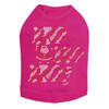 Ho Ho Ho Santa - Fuchsia Dog Tank