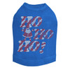 Ho Ho Ho Santa - Royal Blue Dog Tank