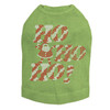 Ho Ho Ho Santa - Lime Dog Tank