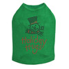 Holiday Hugs - Kelly Green Dog Tank