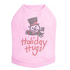 Holiday Hugs - Pink Dog Tank