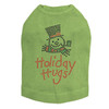 Holiday Hugs - Lime Dog Tank