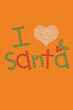 I Love Santa - Orange Bandana