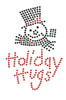 Holiday Hugs - White Bandana
