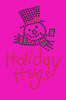 Holiday Hugs - Hot Pink Bandana