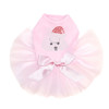 Maltese Face with Santa Hat - Tutu for Big and Little Dogs