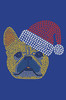 French Bull Dog with Santa Hat - Royal Blue Women's T-shirt