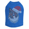 Sheltie Face with Santa Hat Dog Tank