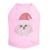 Shih Tzu with Santa Hat Dog Tank