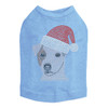 Jack Russell Terrier with Santa Hat Dog Tank