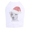 Jack Russell Terrier with Santa Hat Dog Tank