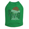 Papillon with Santa Hat Dog Tank