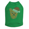 Yorkie Face # 2 with Santa Hat Dog Tank