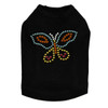 Multicolor Butterfly dog tank for small and large dogs.