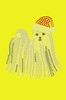 Maltese with Santa Hat - Yellow Bandana