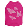 Pastel Butterflies dog tank for small and large dogs.