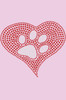 Red Heart with Paw #2 - Women's T-shirt