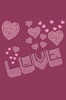Love (Pink & Purple) Bandanna