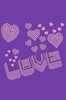 Love (Pink & Purple) Bandanna