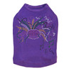 Mardi Gras mask with music notes dog tank for large and small dogs.