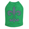 Fleur de Lis Mardi Gras dog tank for large and small dogs.