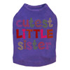 Cutest Little Sister dog tank for large and small dogs.