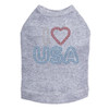 I Love USA dog tank for large and small dogs.