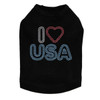 I Love USA dog tank for large and small dogs.