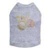 Easter Chick in Egg Rhinestone Dog Tank