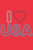 I Love USA #2- Women's T-shirt