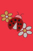 Glitter Ladybug & Daisies - Women's T-shirt