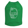 Easter Basket Rhinestone Dog Tank