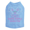 Some Bunny Loves Me (Pink) Rhinestone Dog Tank