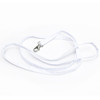 White cotton leash to be used with white collar and bow tie.