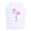 Pink Flamingo - Small dog tank for small and big dogs