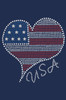 Patriotic American Heart #3 - Bandanna