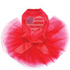 Patriotic American Heart #3 rhinestone dog tutu for large and small dogs.