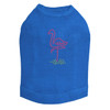 Pink Flamingo in Grass dog tank for small and big dogs