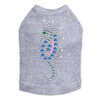 Seahorse - Blue dog tank for small and big dogs