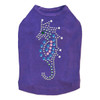 Seahorse - Blue dog tank for small and big dogs