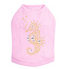 Seahorse - Nailhead dog tank for small and big dogs