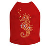 Seahorse - Nailhead dog tank for small and big dogs